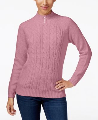 macy's pink sweater