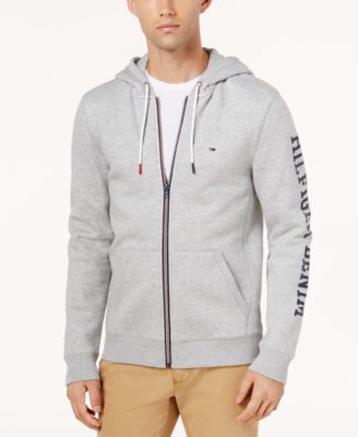 tommy hilfiger zip up hoodie mens