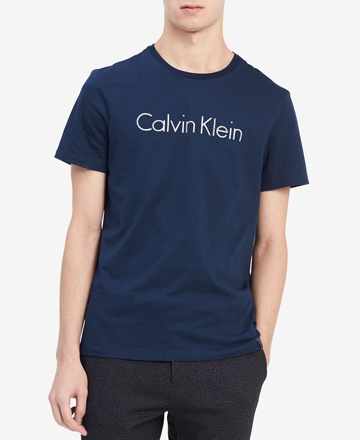 Calvin Klein Men's Logo T-Shirt & Reviews - T-Shirts - Men - Macy's