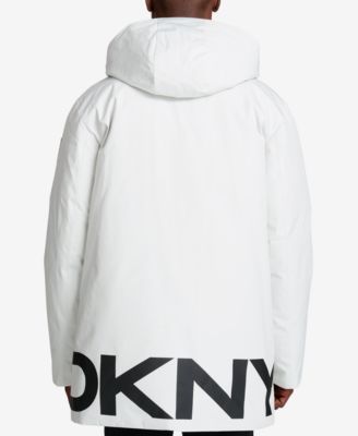 white dkny jacket