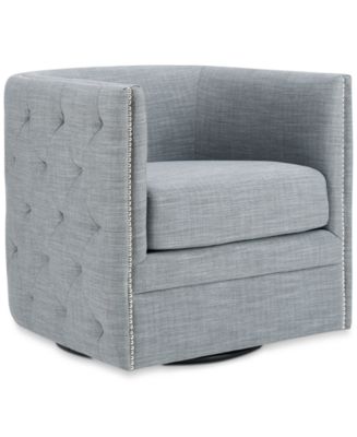 Furniture Catherine Swivel Chair & Reviews - Chairs - Furniture - Macy's