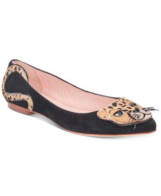 kate spade leopard flats