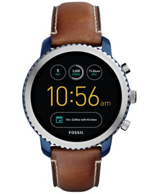 macys fossil smart watch