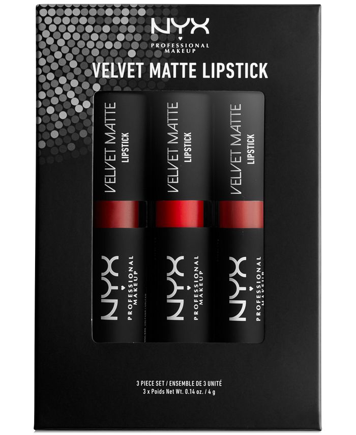 Nyx Professional Makeup 3 Pc Velvet Matte Lipstick Set Reviews Makeup Beauty Macy S 5 out of 5 stars. nyx professional makeup 3 pc velvet