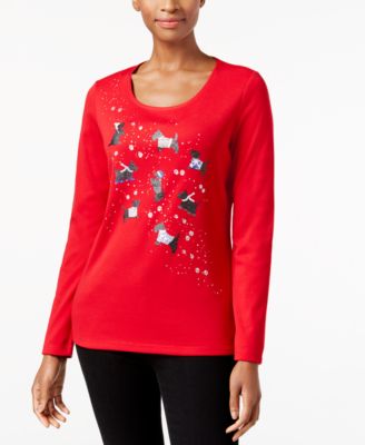 macys womens holiday tops