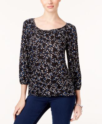 macys peasant blouses