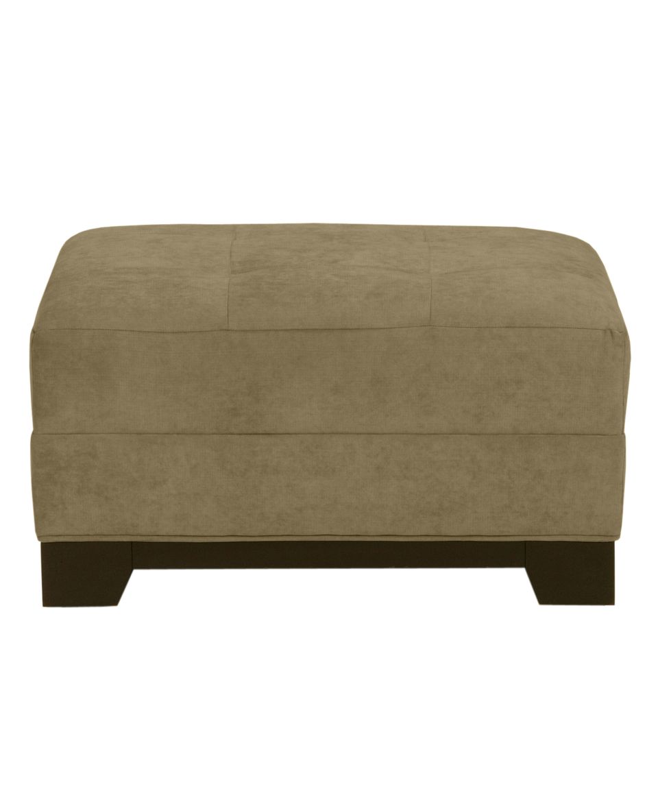 Devon Fabric Ottoman, 27W x 22D x 18H   furniture