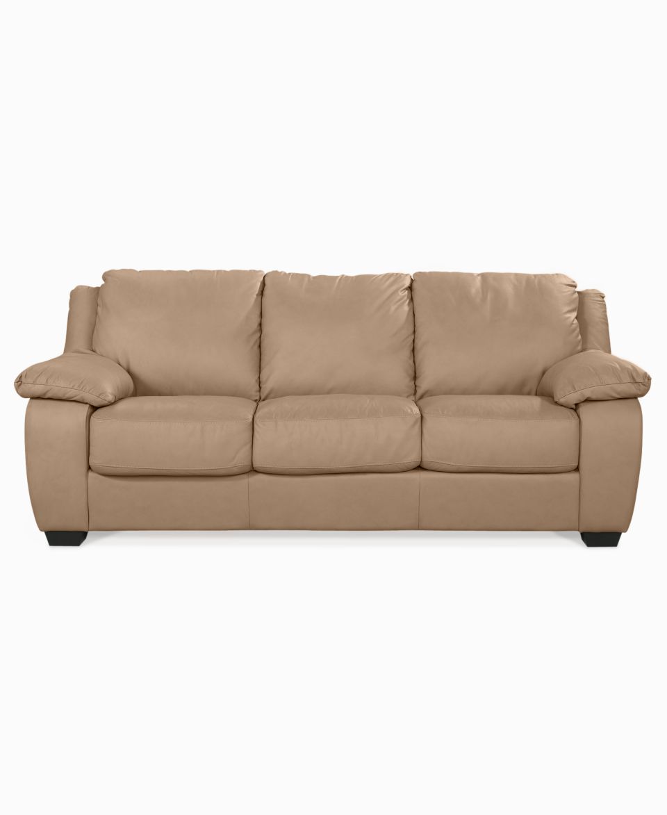 Blair Leather Sofa Bed, Full Sleeper 87W x 38D x 36H