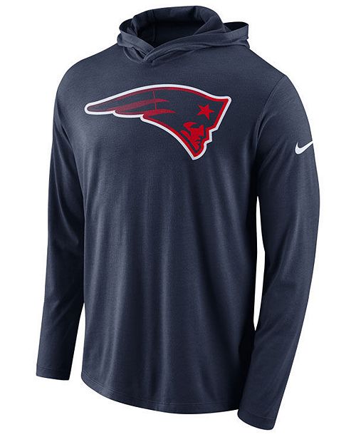 Nike Men S New England Patriots Blend Hooded Long Sleeve T Shirt Reviews Sports Fan Shop By Lids Men Macy S