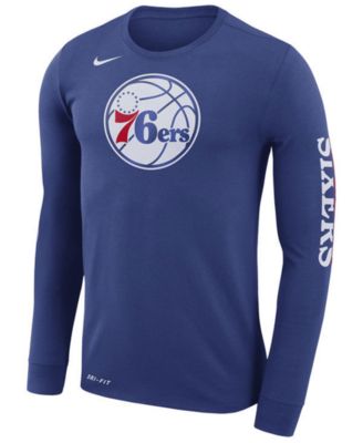 long sleeve sixers shirt