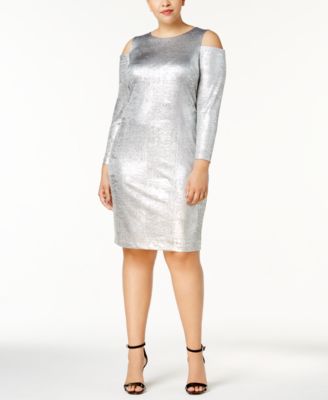 silver dresses at macys
