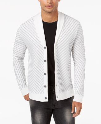 mens textured cardigan