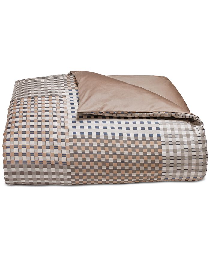 Hotel Collection CLOSEOUT! Patchwork King Duvet Cover, Created for Macy