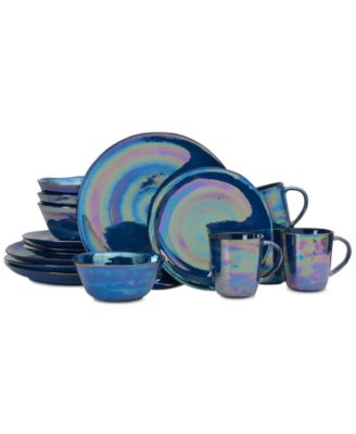 iridescent dinnerware