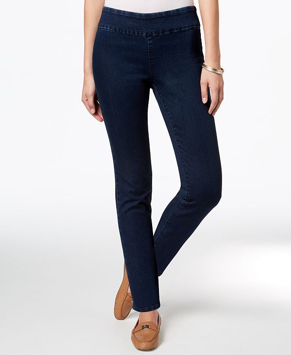 Charter Club Cambridge Pull-On Slim Jeans, Created for Macy's & Reviews ...