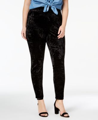 macys velvet leggings