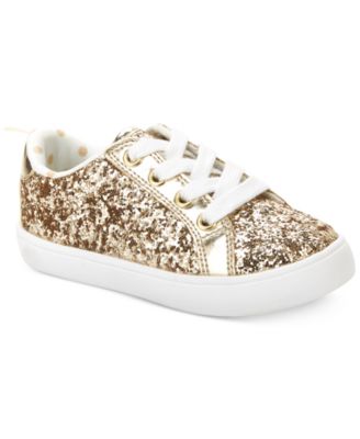 carter's gold glitter shoes