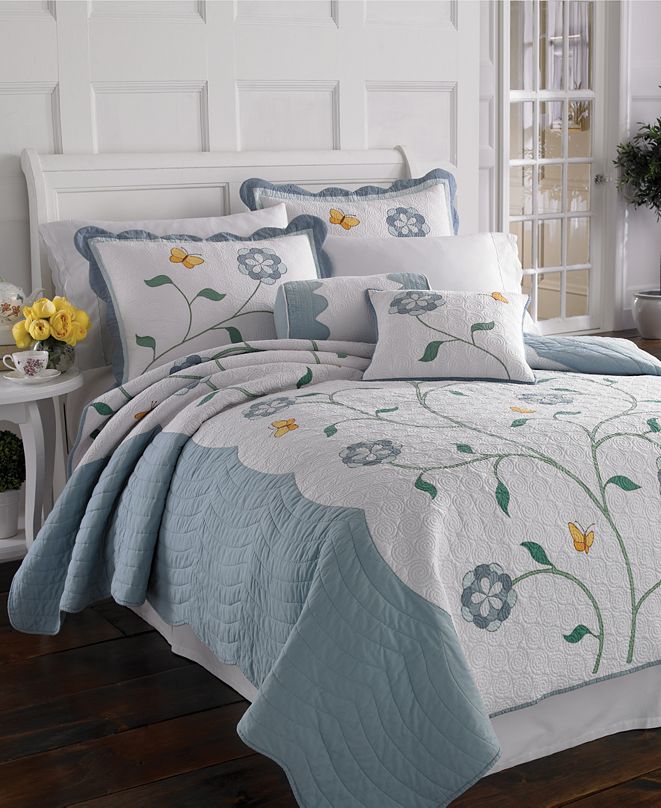 Lenox Bedding, Butterfly Meadow Quilted Standard Sham & Reviews