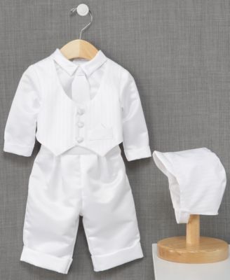 baby boy winter baptism outfit