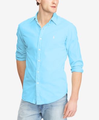 polo ralph lauren slim fit twill shirt