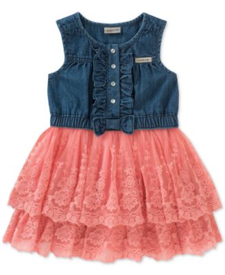 denim dress little girl