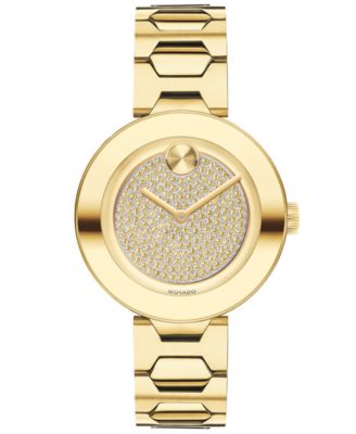 movado classic gold