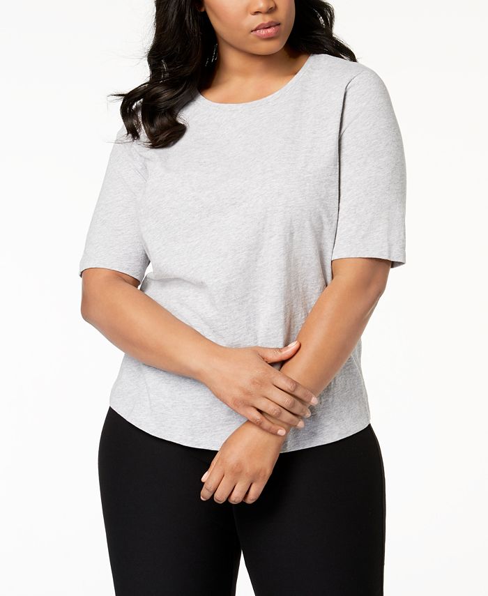 eileen fisher elbow sleeve tee