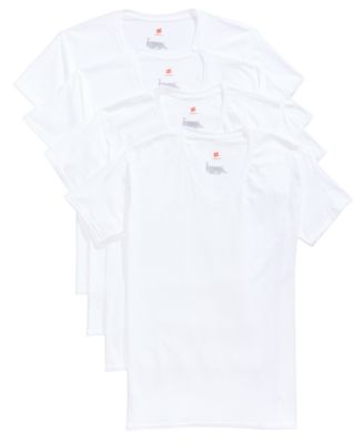 hanes v neck t shirts