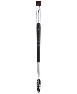 Anastasia Beverly Hills Brush 20 - Двусторонняя плоская кисть для рисования деталей, белая