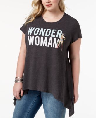 plus size wonder woman shirts