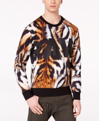 tiger print sweater mens