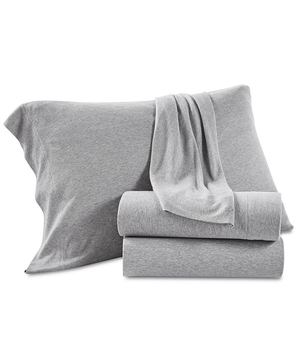 Lucky Brand CLOSEOUT! Jersey 4Pc. King Sheet Set, Created for Macy's