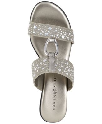 karen scott silver shoes