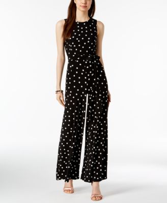 tommy hilfiger black and white polka dot dress