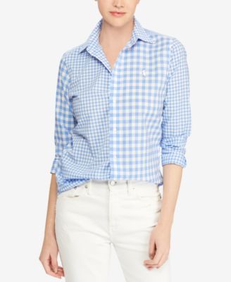 macys ralph lauren blouses