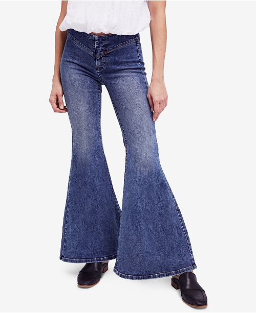 Free People Low Rise Flare Jeans Reviews Jeans Juniors Macy S