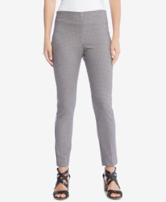 checkered skinny pants