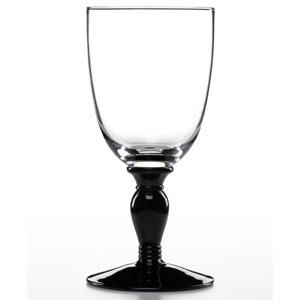 Martha Stewart Collection Glassware, Set of 4 Geneva Black All Purpose