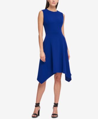 dkny blue dress