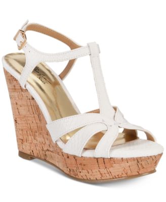 macy's platform wedge sandals