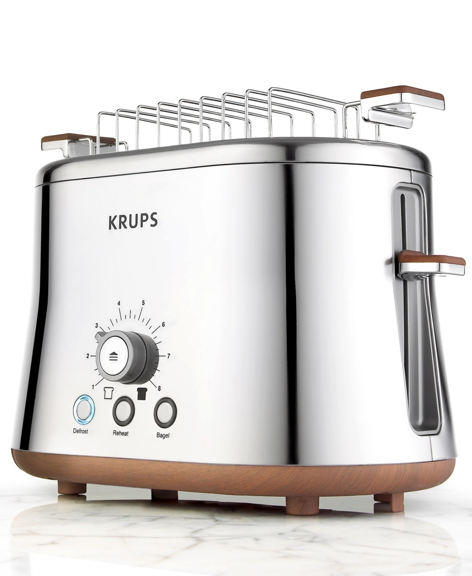 Krups KH754 Toaster, 2 Slice Silver Art