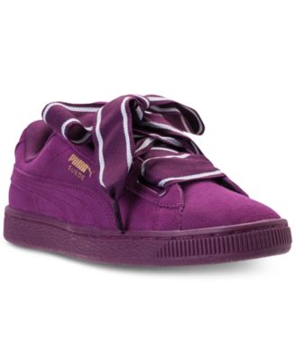 suede heart satin ii women's sneakers