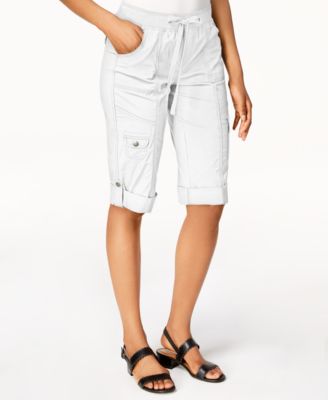 macys womens cargo shorts