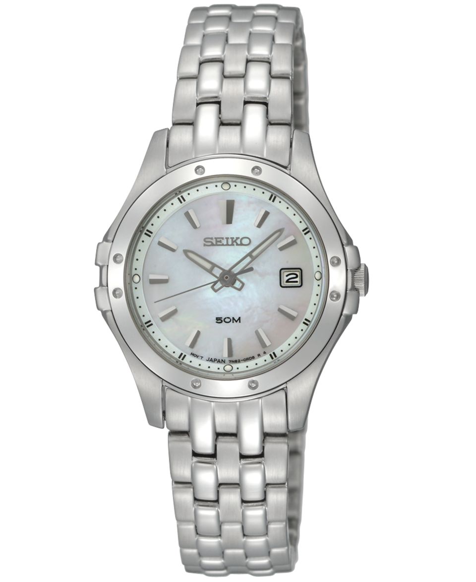 Seiko Watch, Womens Le Grand Sport Stainless Steel Bracelet 30mm