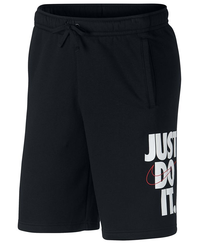 Nike Men's Just Do It Fleece Shorts & Reviews Shorts Men Macy's