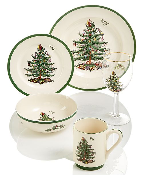 Spode Christmas Tree Dinnerware Collection Reviews Fine China Macy S