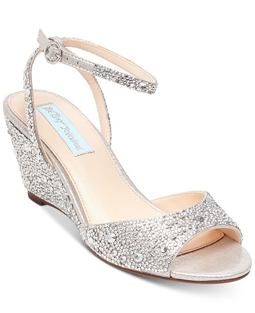 Blue By Betsey Johnson Elora Evening Sandals Reviews Heels Pumps Shoes Macy S
