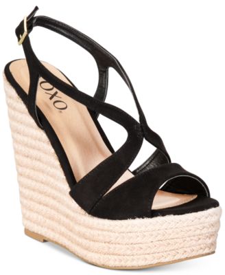 xoxo platform sandals