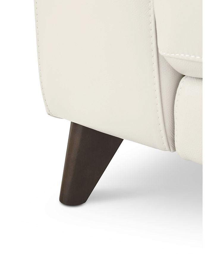 Furniture Milany 87" Leather Power Reclining Sofa with Power Headrest