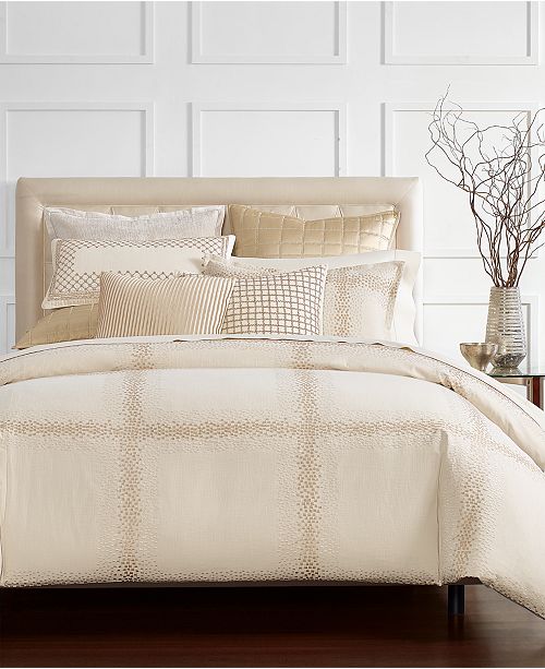 Hotel Collection Mosaic Grid Bedding Collection Created For Macy S Reviews Bedding Collections Bed Bath Macy S